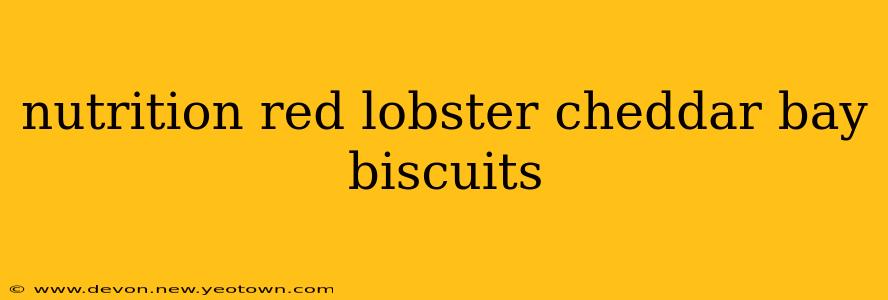 nutrition red lobster cheddar bay biscuits