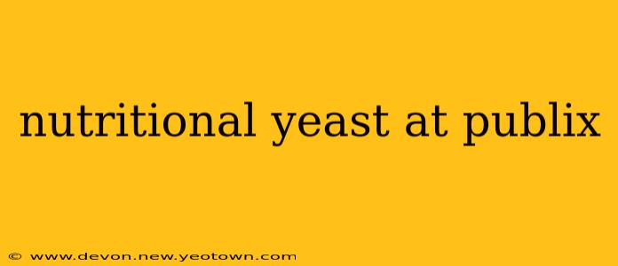 nutritional yeast at publix