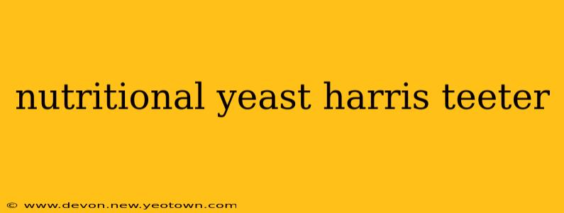 nutritional yeast harris teeter