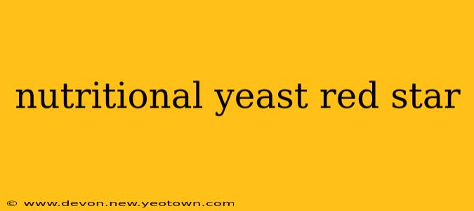 nutritional yeast red star