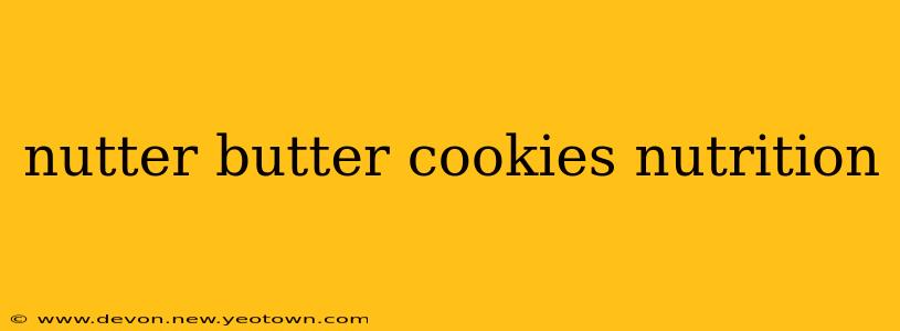 nutter butter cookies nutrition