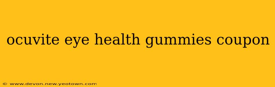 ocuvite eye health gummies coupon