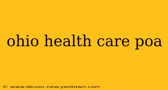 ohio health care poa