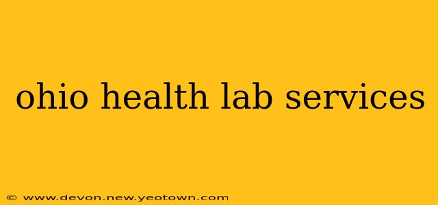 ohio health lab services
