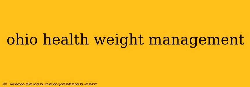 ohio health weight management