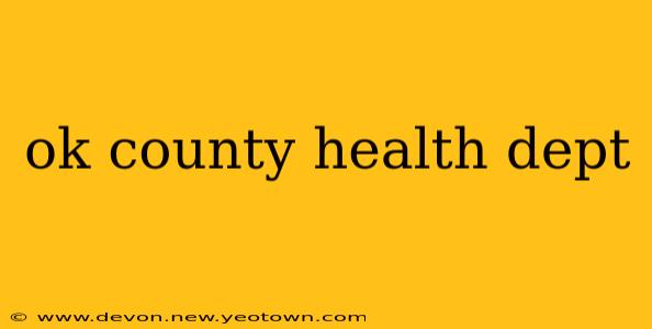 ok county health dept