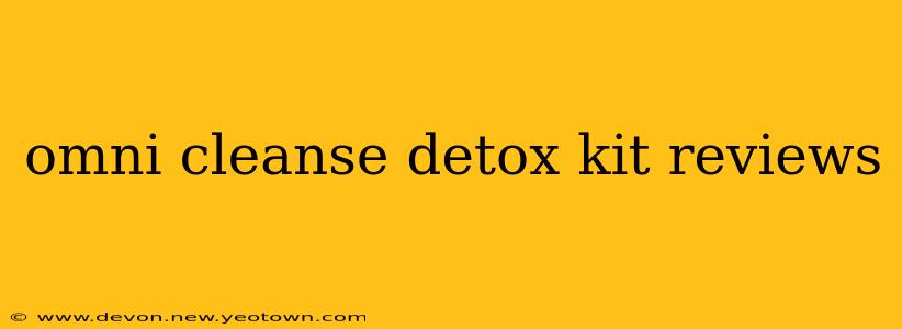 omni cleanse detox kit reviews