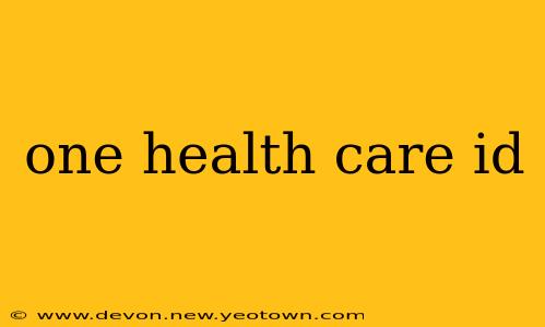 one health care id