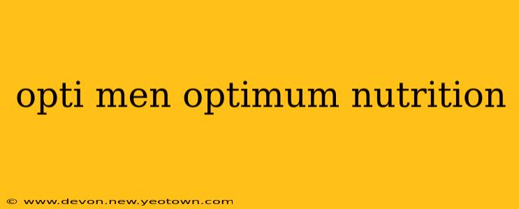 opti men optimum nutrition