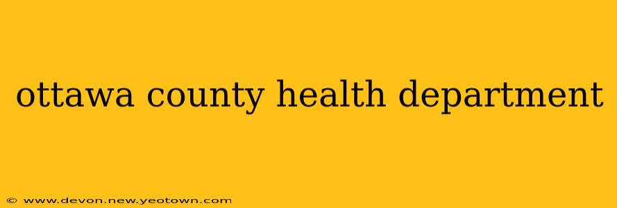 ottawa county health department