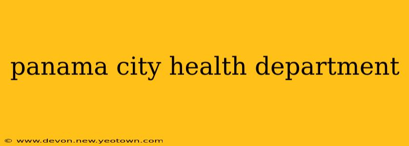 panama city health department