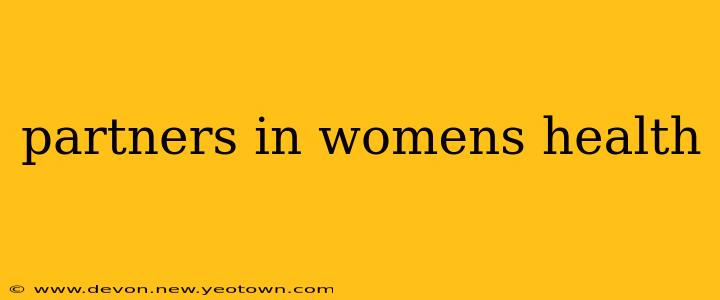 partners in womens health