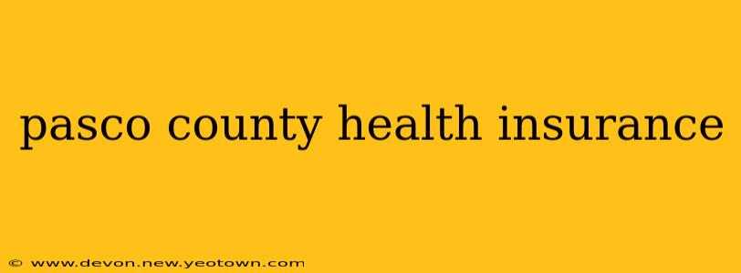 pasco county health insurance
