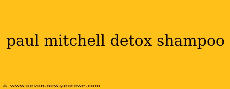 paul mitchell detox shampoo