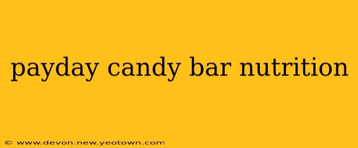 payday candy bar nutrition