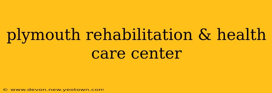 plymouth rehabilitation & health care center