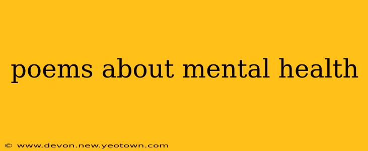 poems about mental health