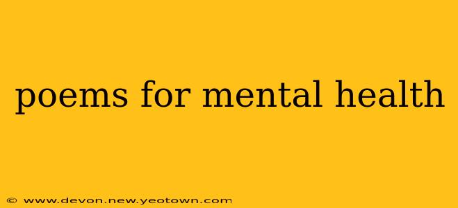 poems for mental health