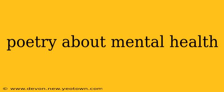 poetry about mental health