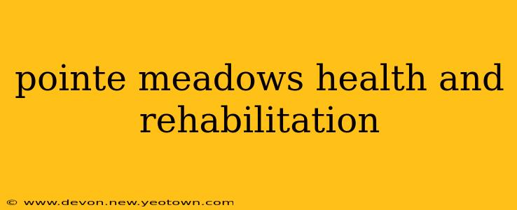 pointe meadows health and rehabilitation