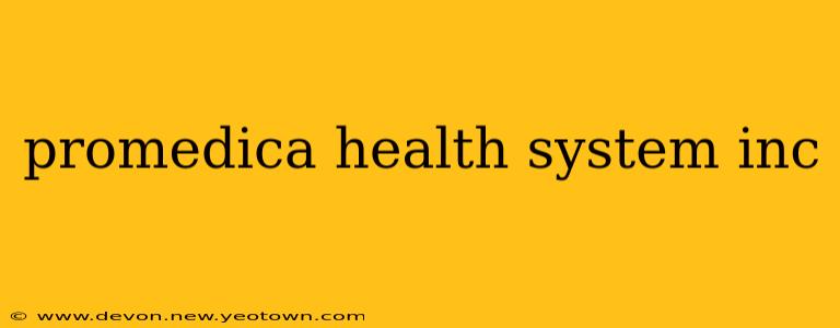 promedica health system inc