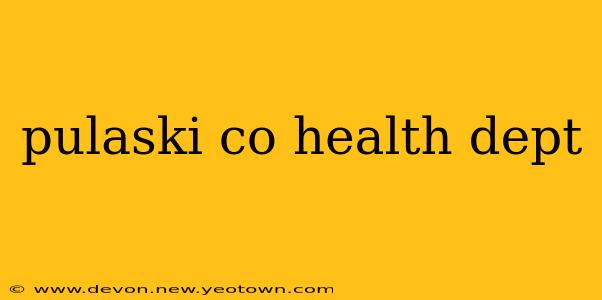 pulaski co health dept