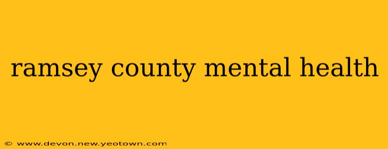 ramsey county mental health