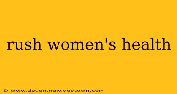 rush women's health