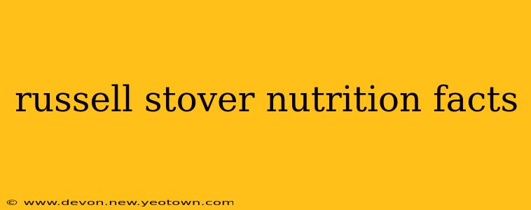 russell stover nutrition facts