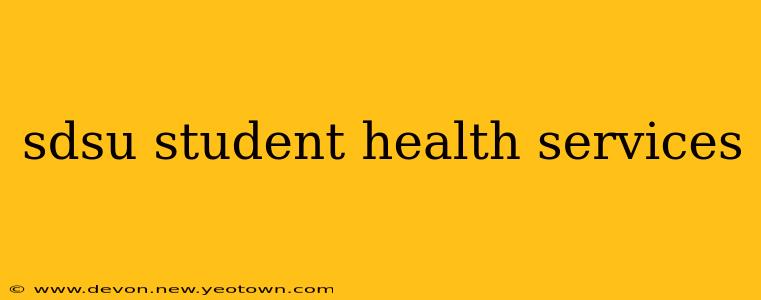 sdsu student health services