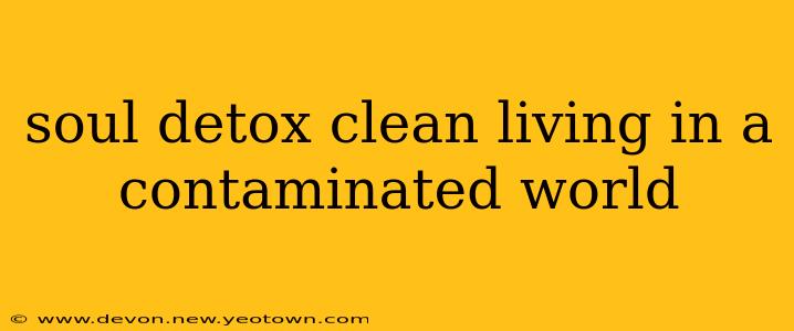 soul detox clean living in a contaminated world