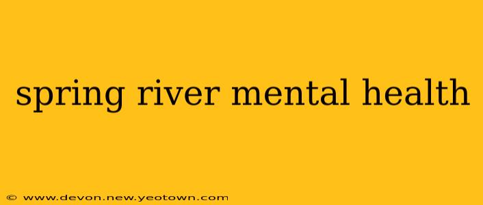 spring river mental health