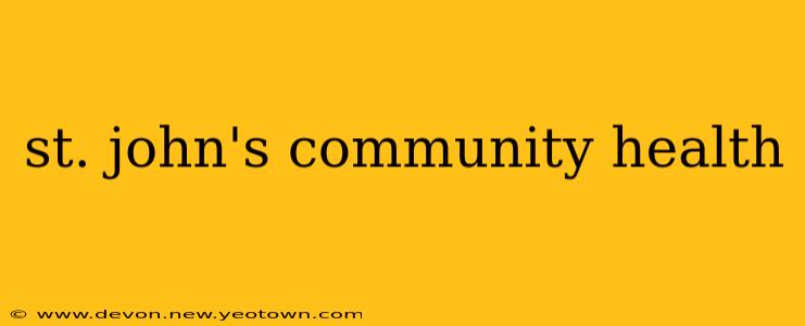 st. john's community health