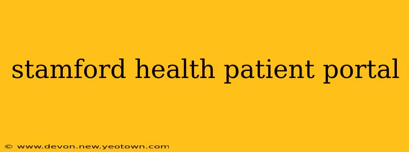 stamford health patient portal
