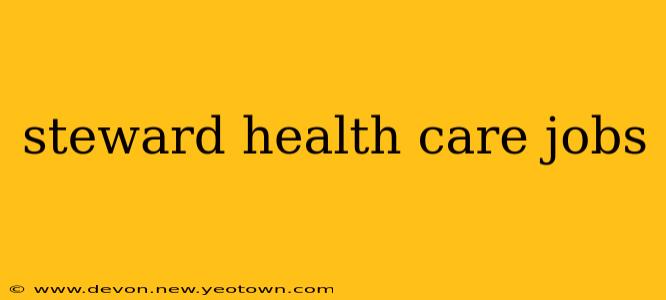 steward health care jobs