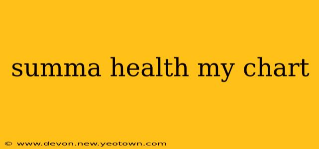 summa health my chart