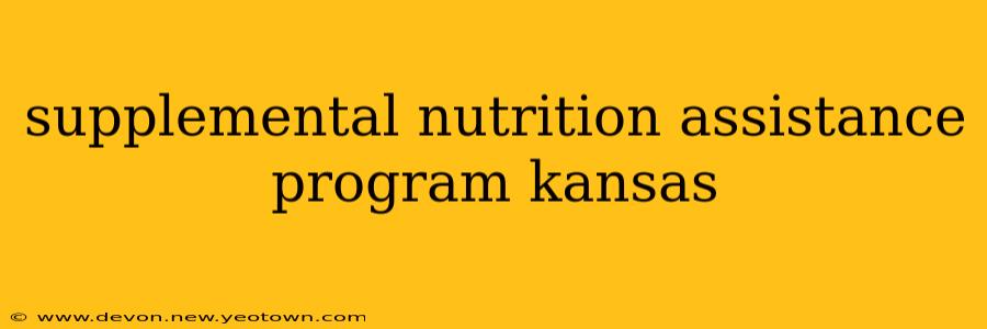 supplemental nutrition assistance program kansas