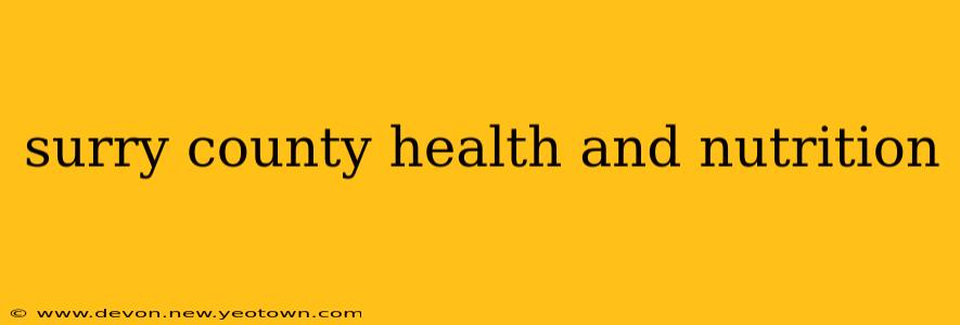 surry county health and nutrition