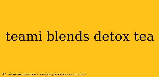 teami blends detox tea