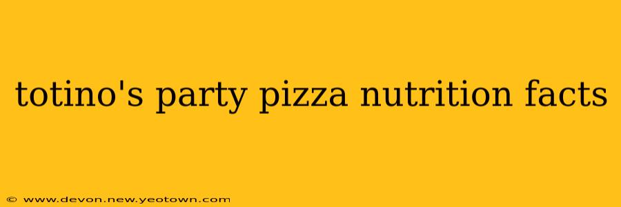 totino's party pizza nutrition facts