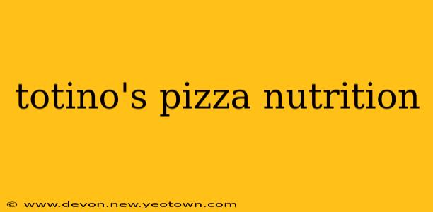 totino's pizza nutrition