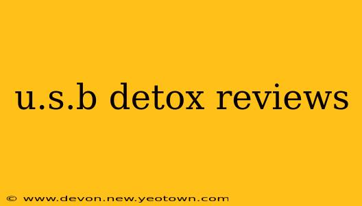 u.s.b detox reviews