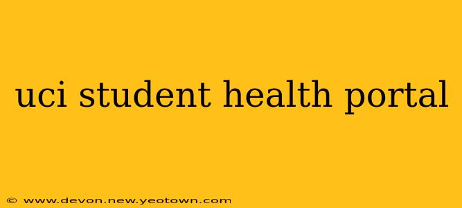 uci student health portal