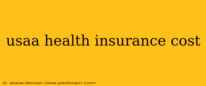 usaa health insurance cost