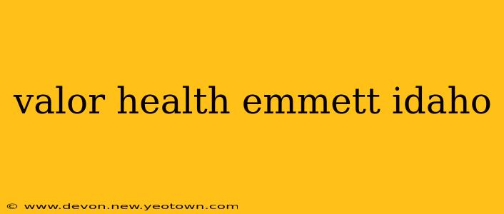 valor health emmett idaho