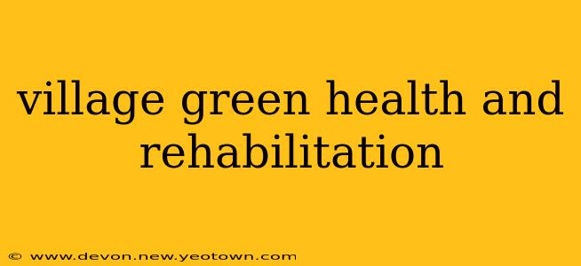 village green health and rehabilitation