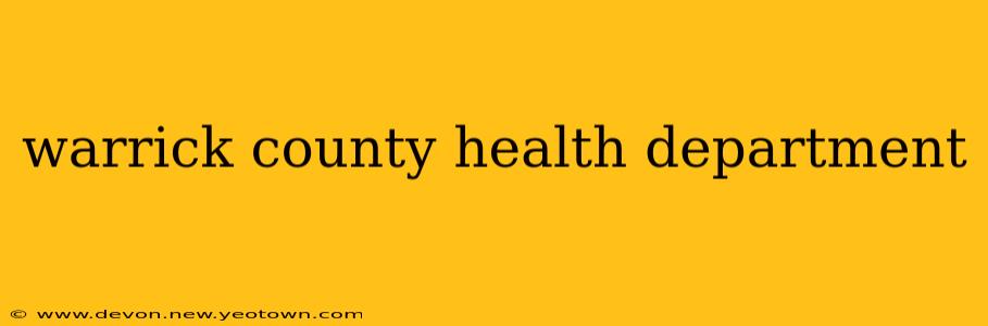 warrick county health department