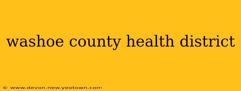 washoe county health district