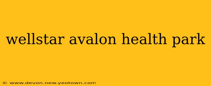 wellstar avalon health park