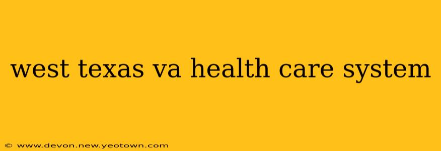 west texas va health care system